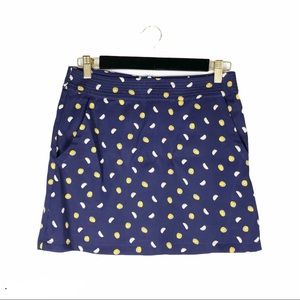 Eggie blue melon print mini skirts